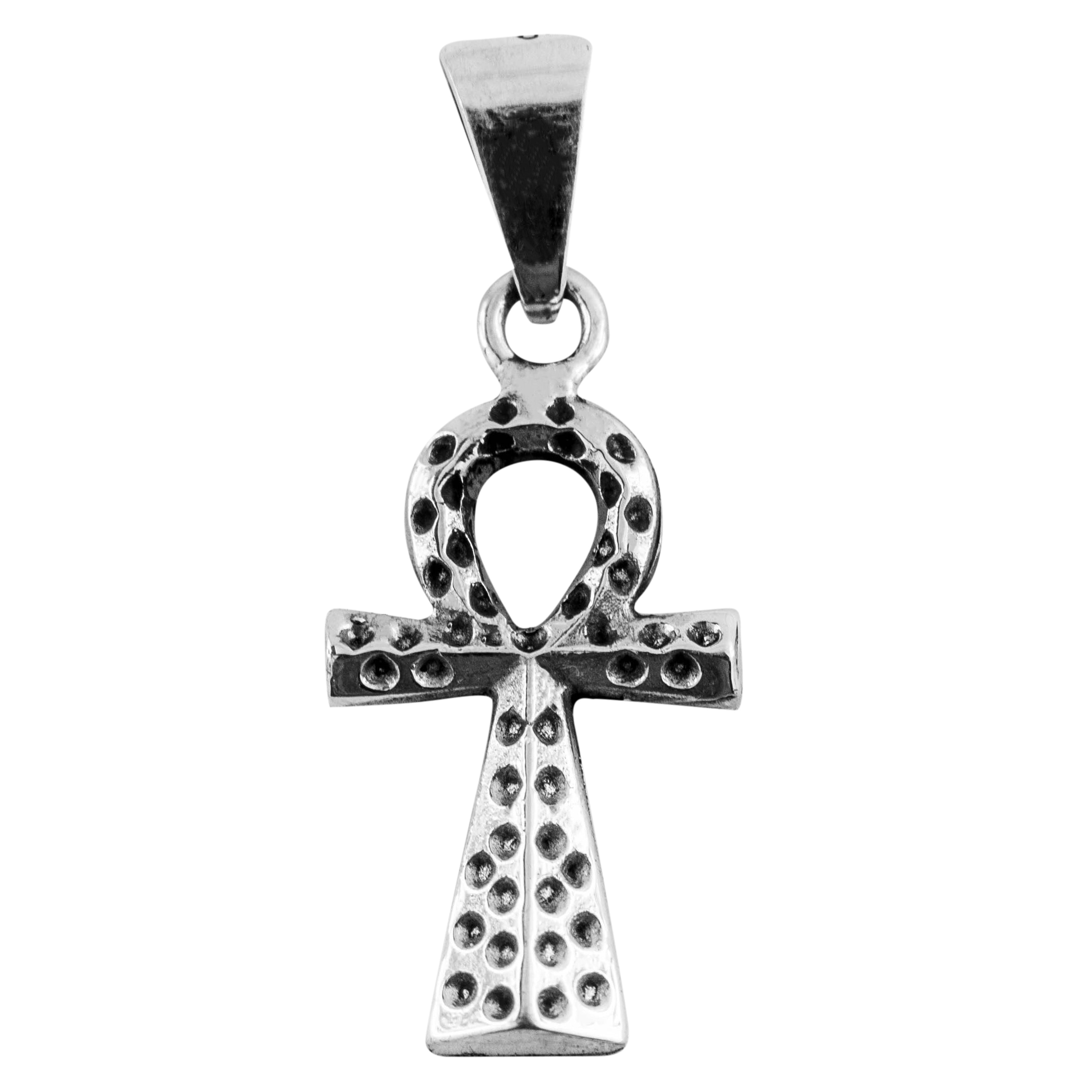 Dije De Plata Cruz Egipcia Ancestral