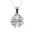 Dije De Plata Trébol De La Suerte