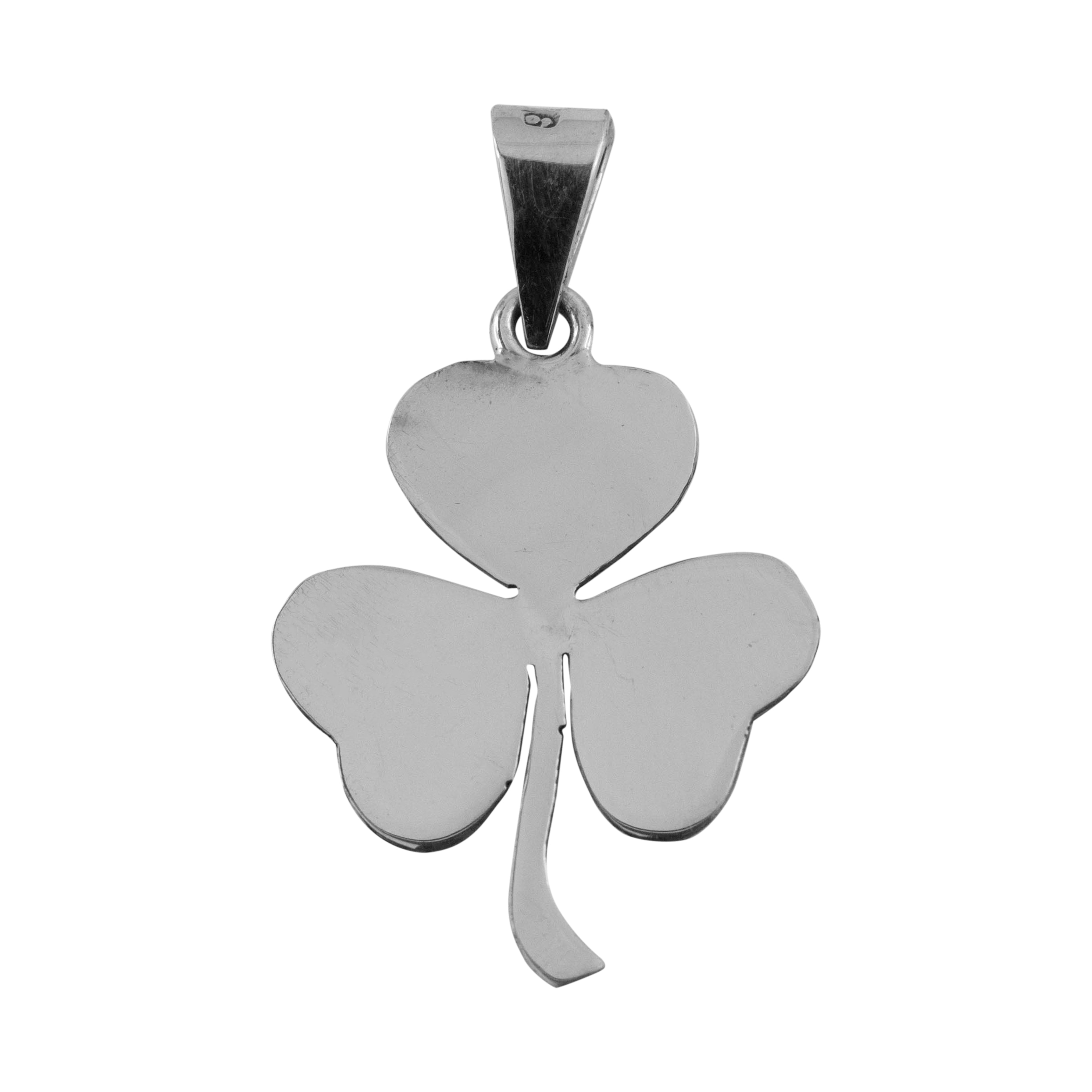 Dije De Plata 925 Trébol 3 hojas