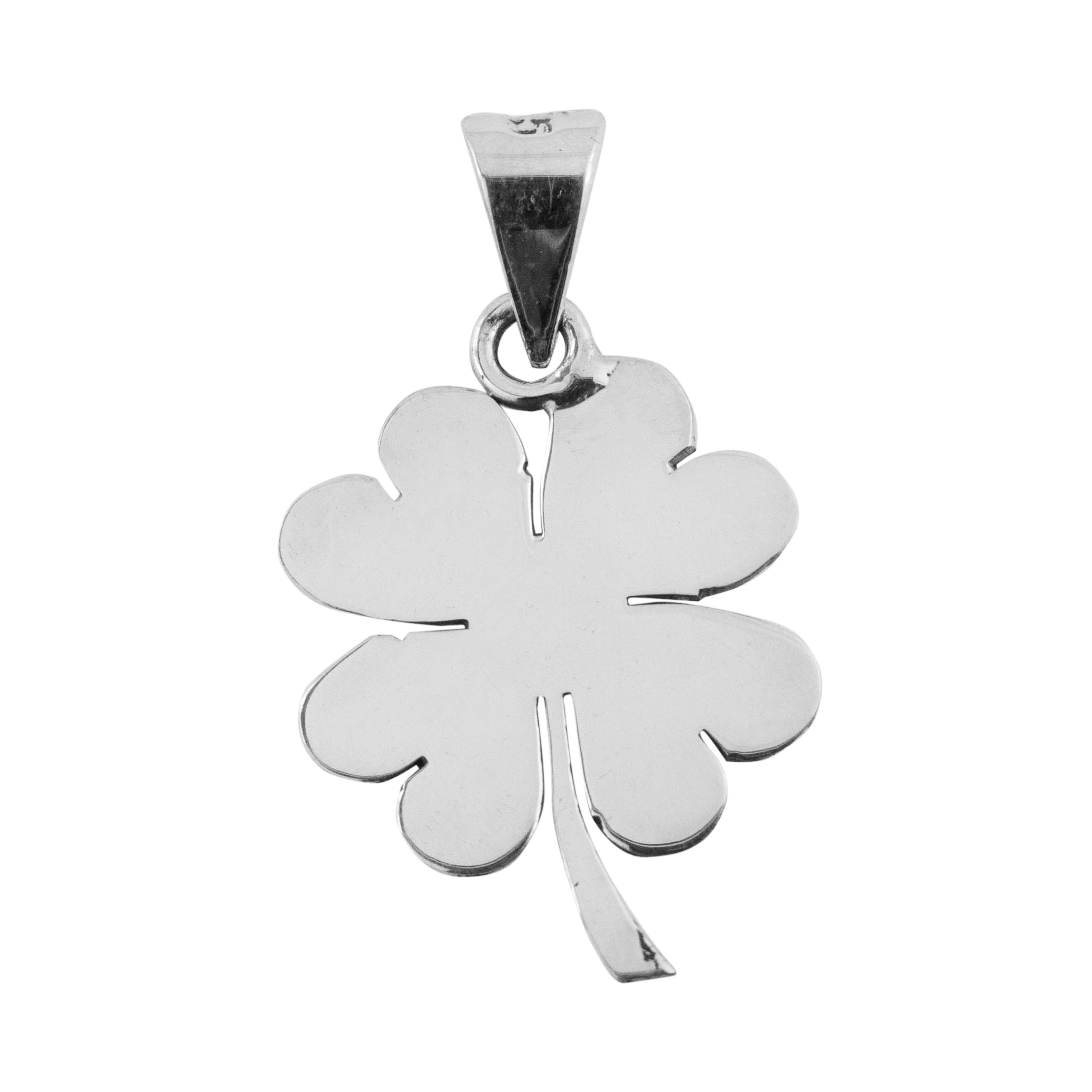 Dije De Plata 925 Trebol 4 Hojas