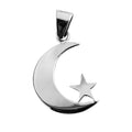 Dije De Plata Luna Y Estrella