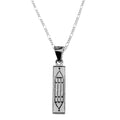 Dije De Plata Atlante con cadena