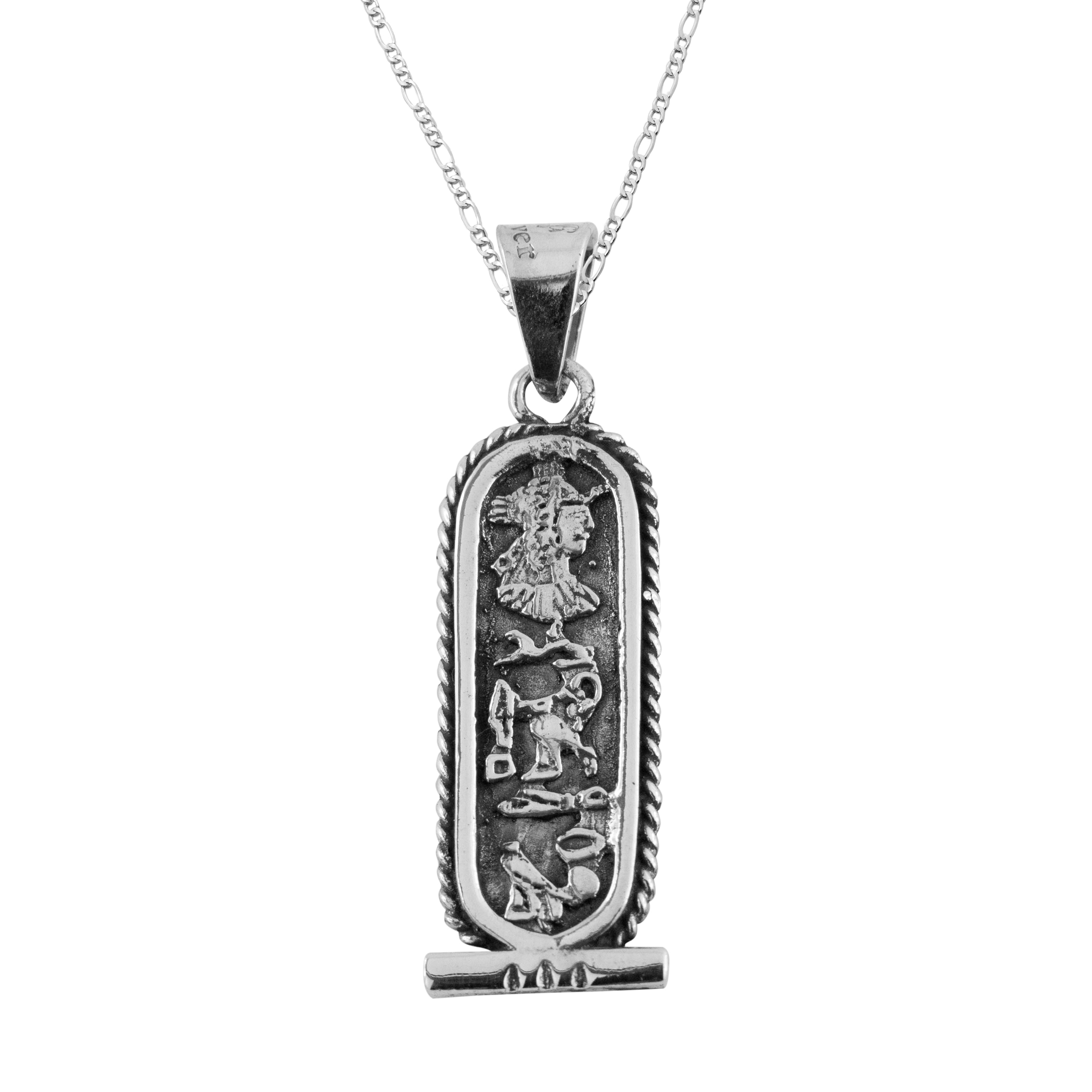 Dije De Plata .925 Tabla Egipcia con cadena