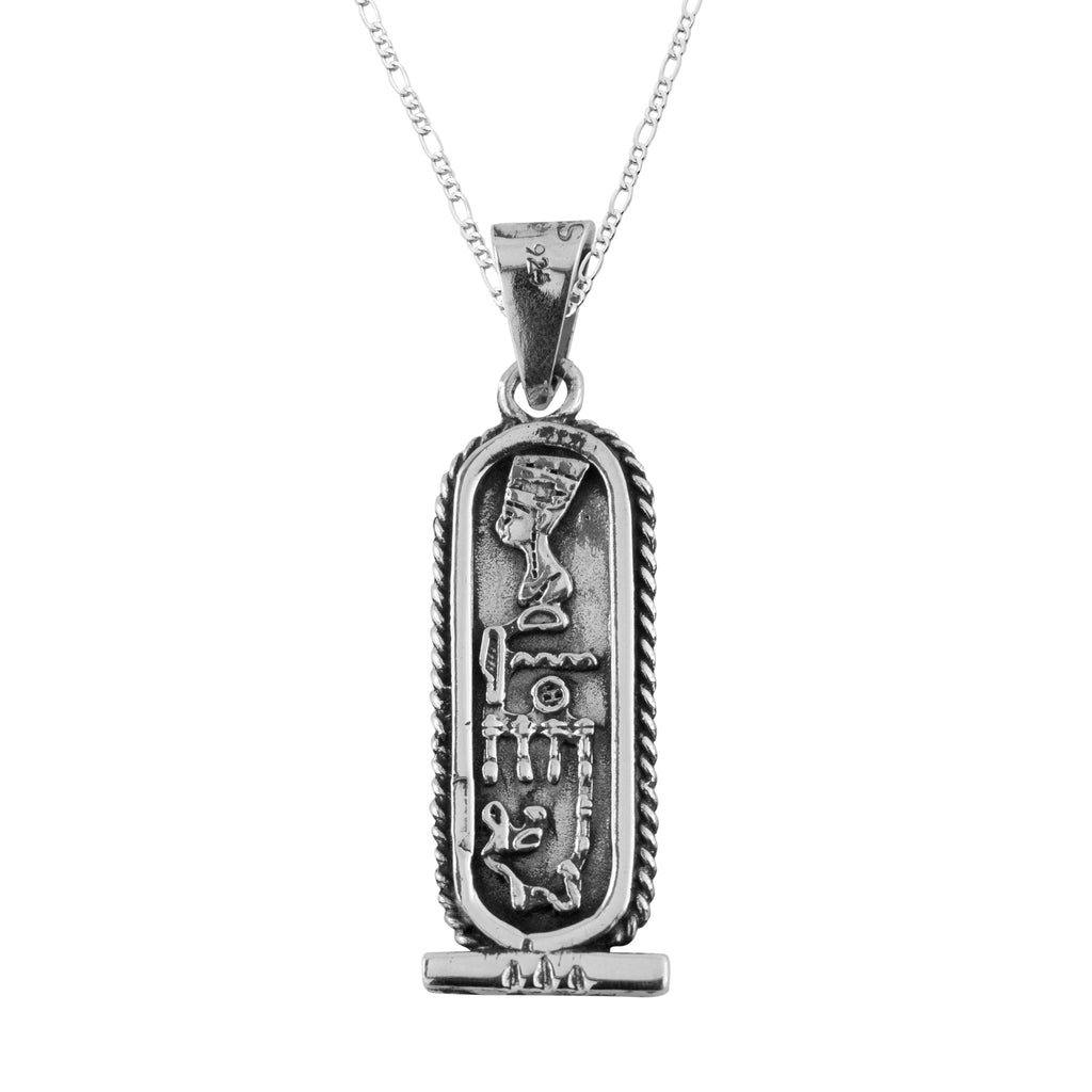 Dije De Plata .925 Tabla Egipcia con cadena