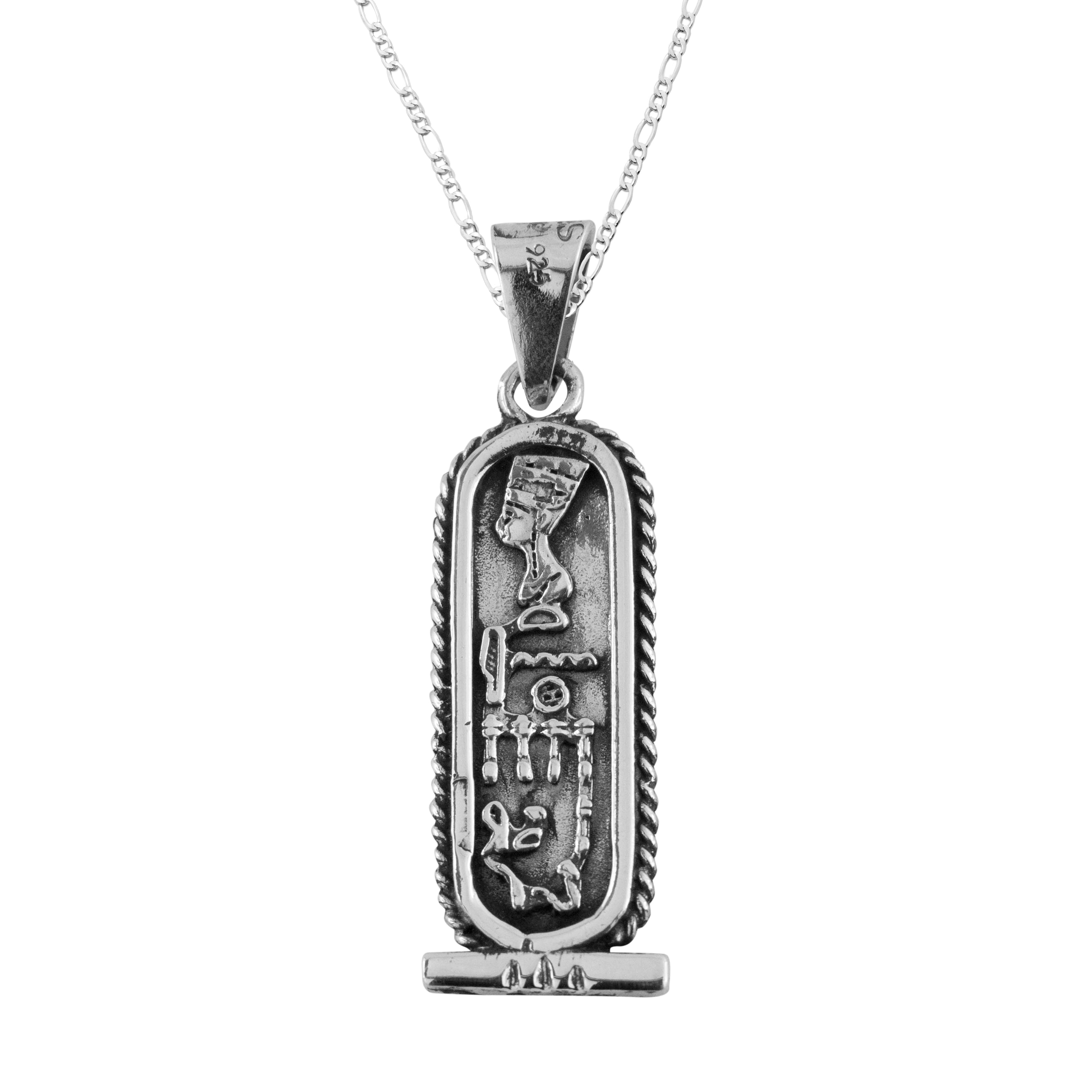 Dije De Plata .925 Tabla Egipcia con cadena